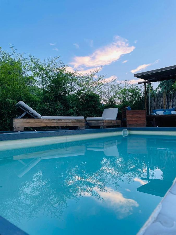 Unique Wooden Villa With Pool Olympiada Exteriér fotografie